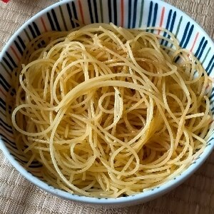 大人風 ポン酢わさびのスパゲッティ